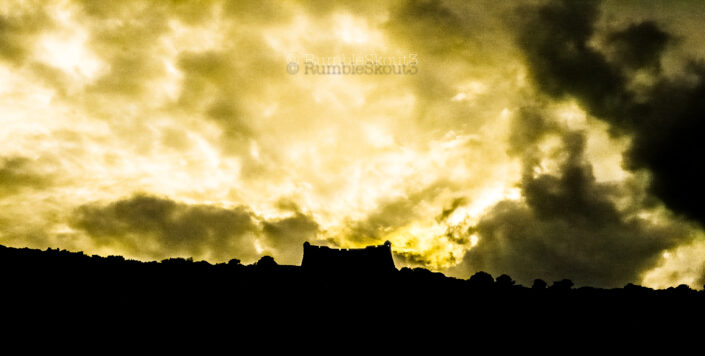 Spirit guides from my French Heritage floating above Fort du Mont Alban, at sunset, above Villefranche-sur-Mer. Ancestores Warriors (face in clouds sunset) French Riviera Côte d'Azur