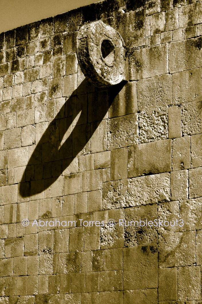 Alpha & Omega México Fine Art Collection (The Stone Ring at the the Great Ball Court of Chichén Itzá) (UNESCO World Heritage Site) Yucatán Peninsula