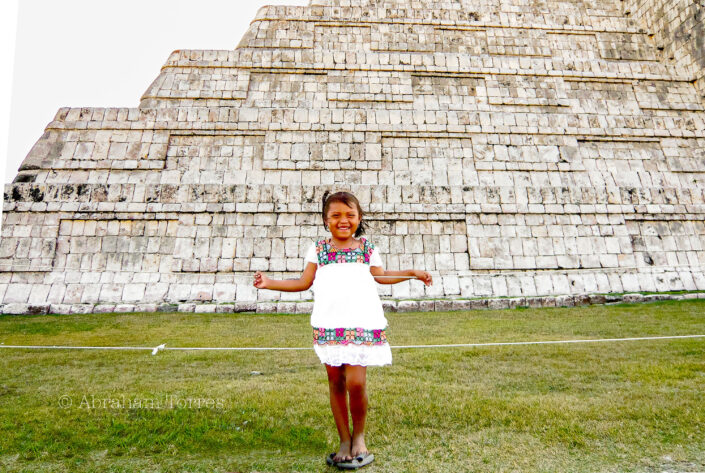 Maya Princess @ the Great Pyraimid of Kukulcán in Chichén Itzá México Fine Art Collection (UNESCO World Heritage Site) (maya female portrait) Yucatán Peninsula