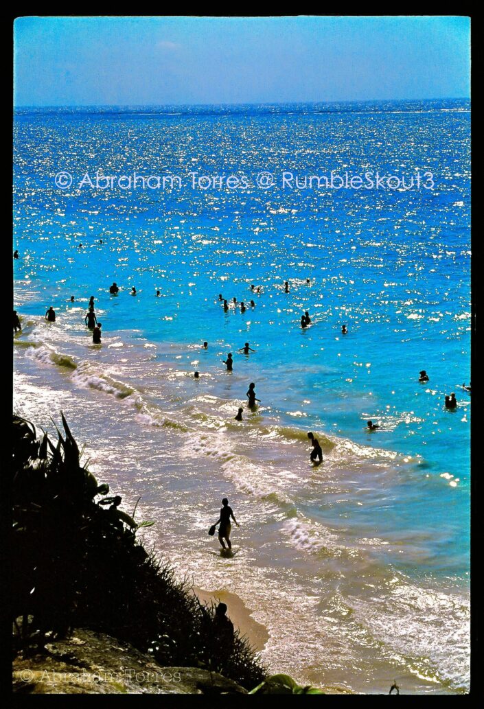 Playas de Tulum México Fine Art Collection (Playa Ruinas) (Riviera Maya) (Caribbean Coast) (Sea) (35mm) (film) Quintana Roo