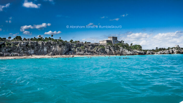 Tranquilidad en Aguas Tulúm México Fine Art Collection (El Castillo) (Playa Ruinas) (Riviera Maya) (lighthouse) (Caribbean Coast) (Sea) Quintana Roo